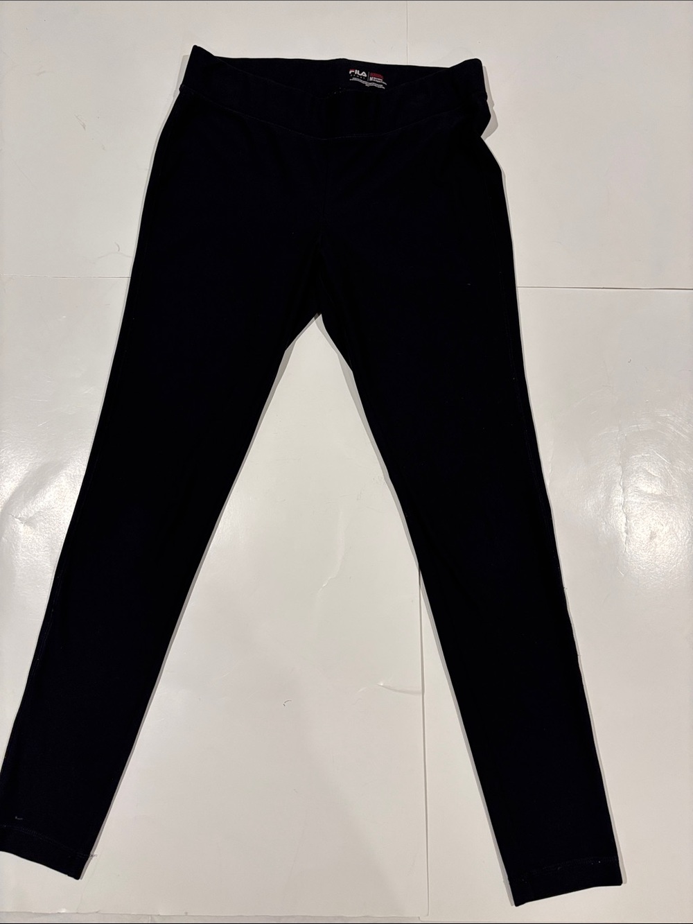 FILA sport women’s black running leggings size medium